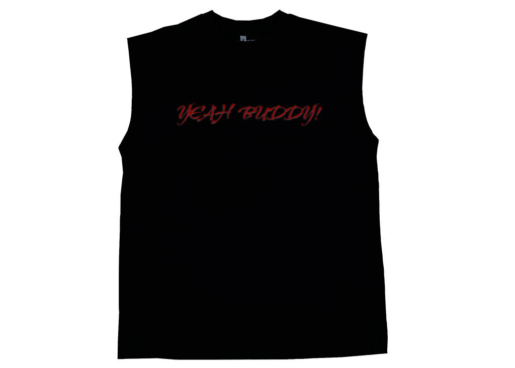Yeah Buddy! Oversized Tank Top Black