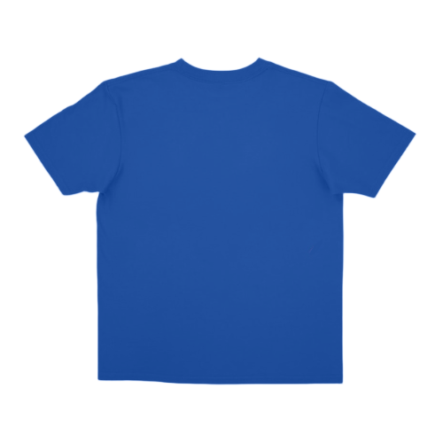 Solid Oversized Tshirt Blue