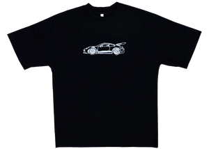 Porsche 911 GT3RS Oversized Tshirt Black
