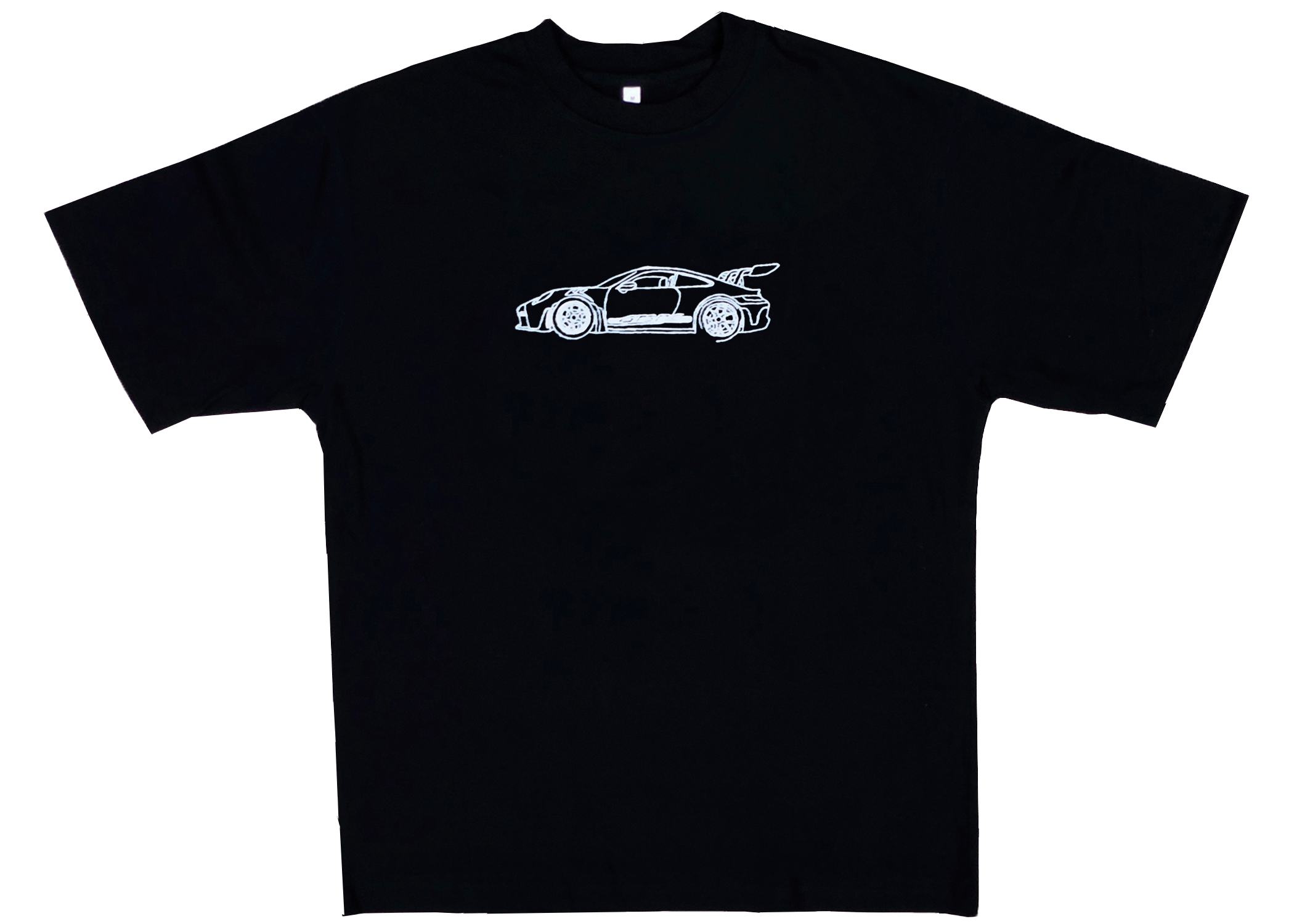 Porsche 911 GT3RS Oversized Tshirt Black