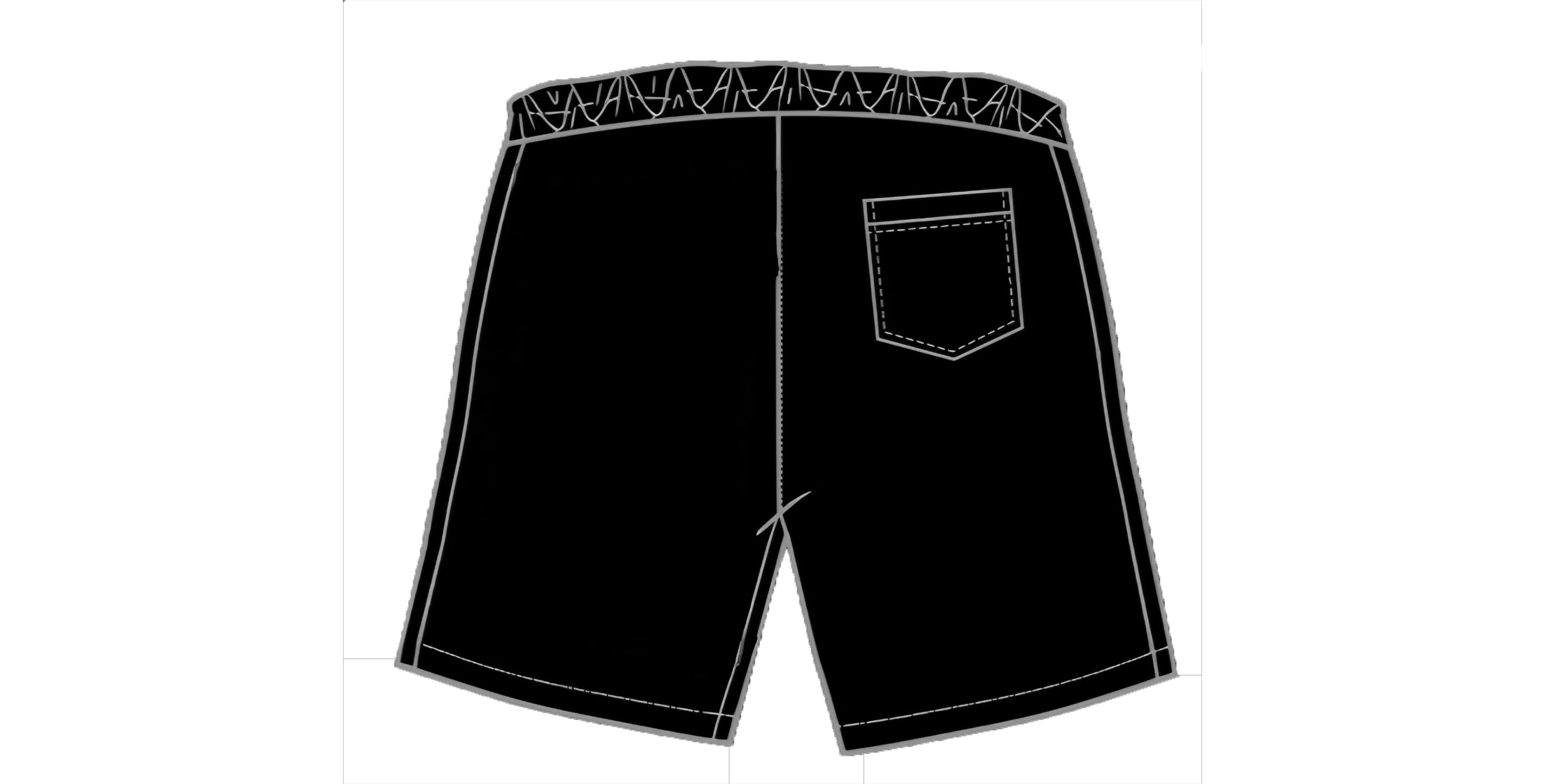 DELULU Shorts Black