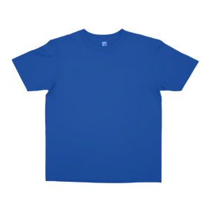 Solid Oversized Tshirt Blue