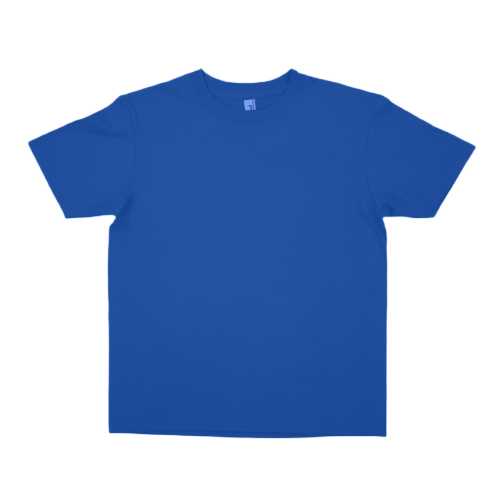 Solid Oversized Tshirt Blue