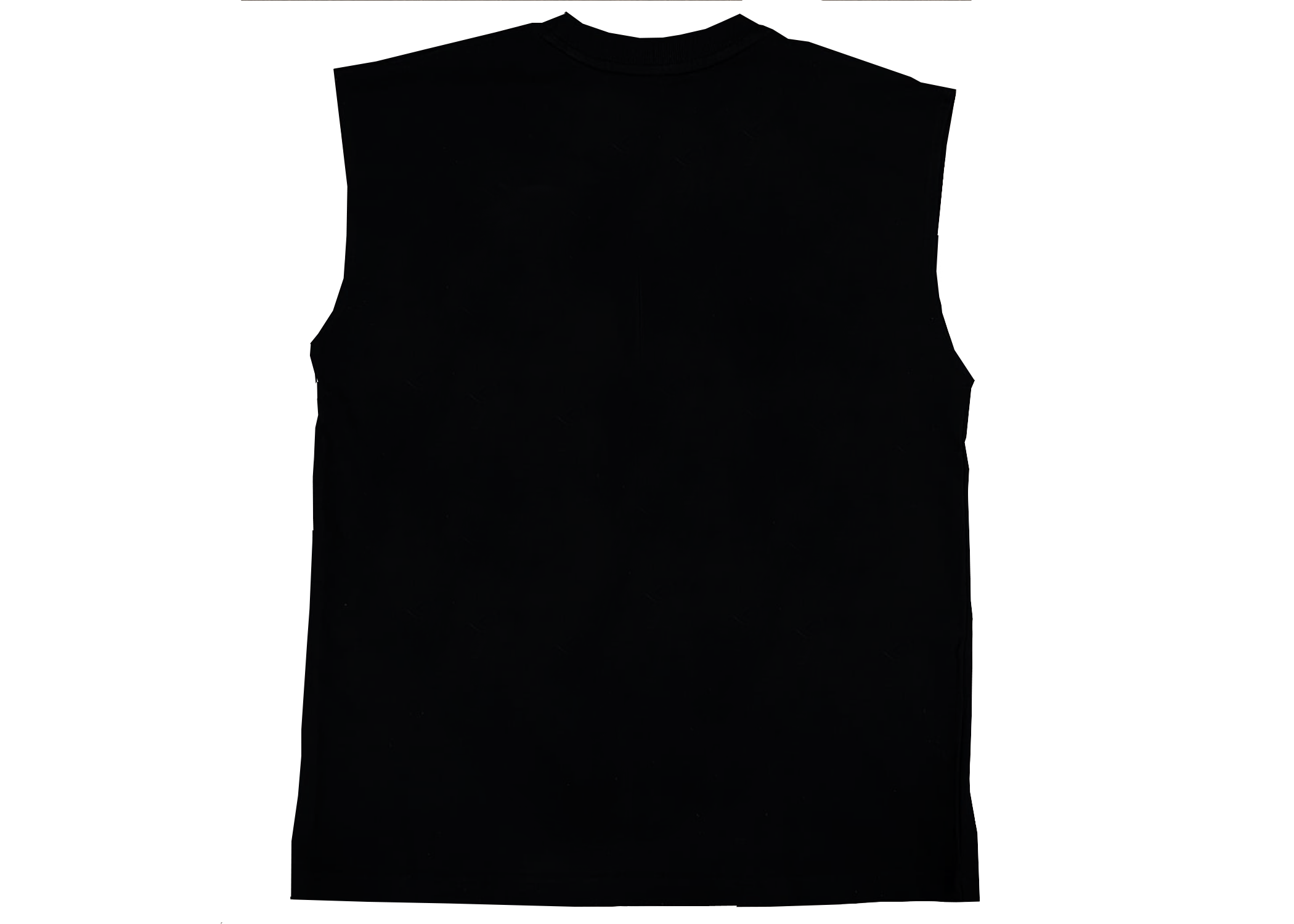 Yeah Buddy! Oversized Tank Top Black