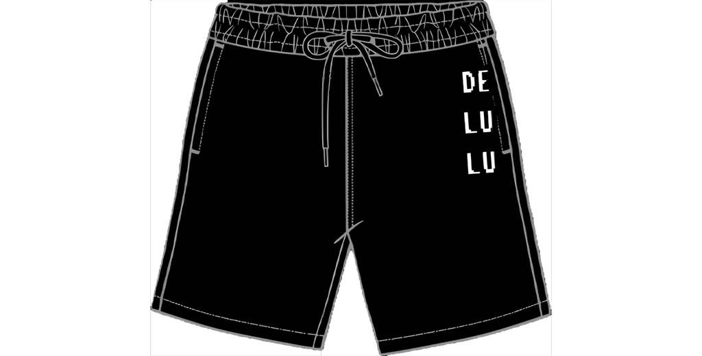 DELULU Shorts Black