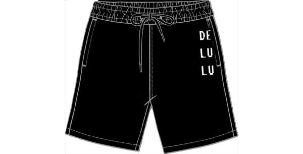 DELULU Shorts Black
