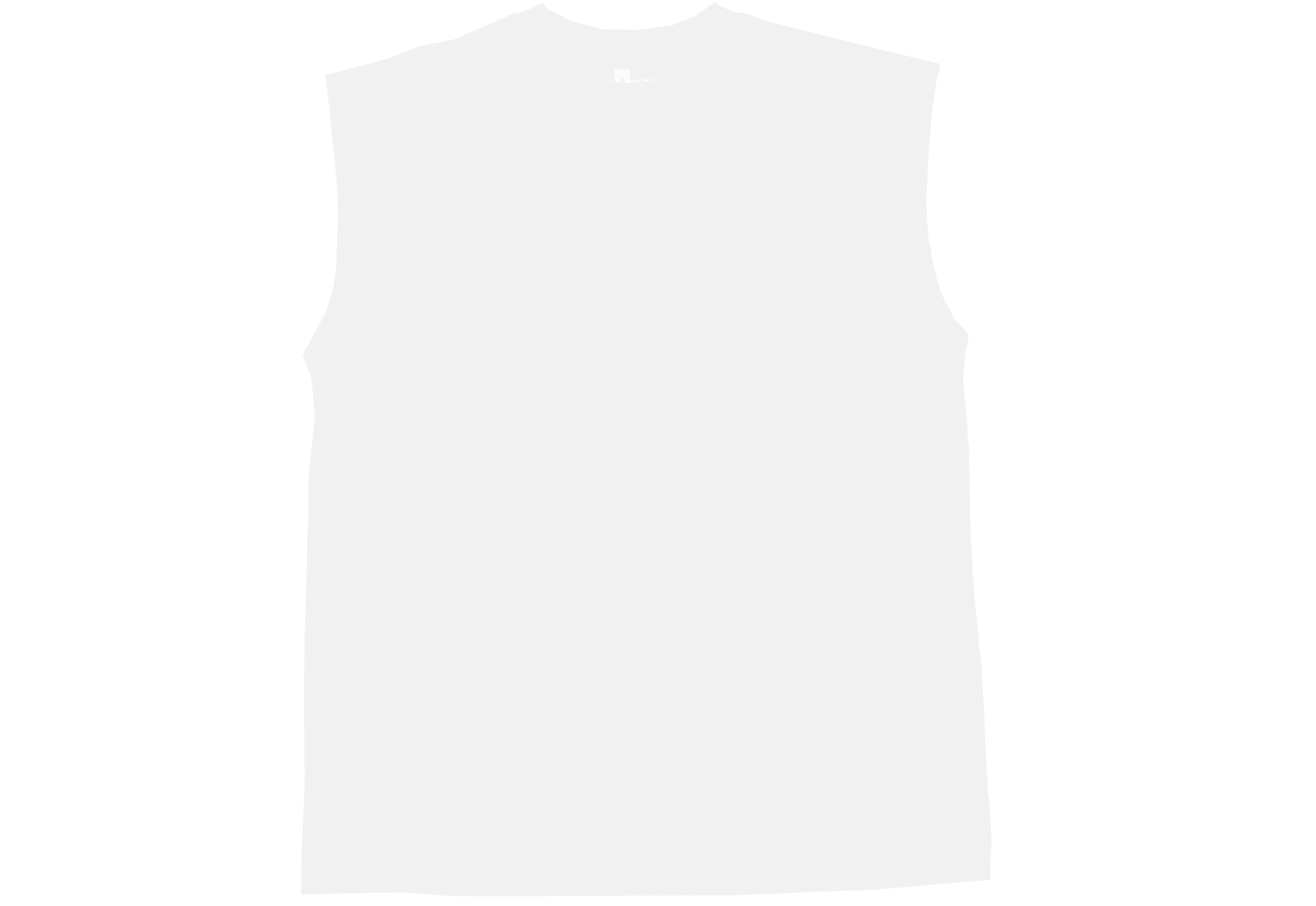 Yeah Buddy! Oversized Tank Top White